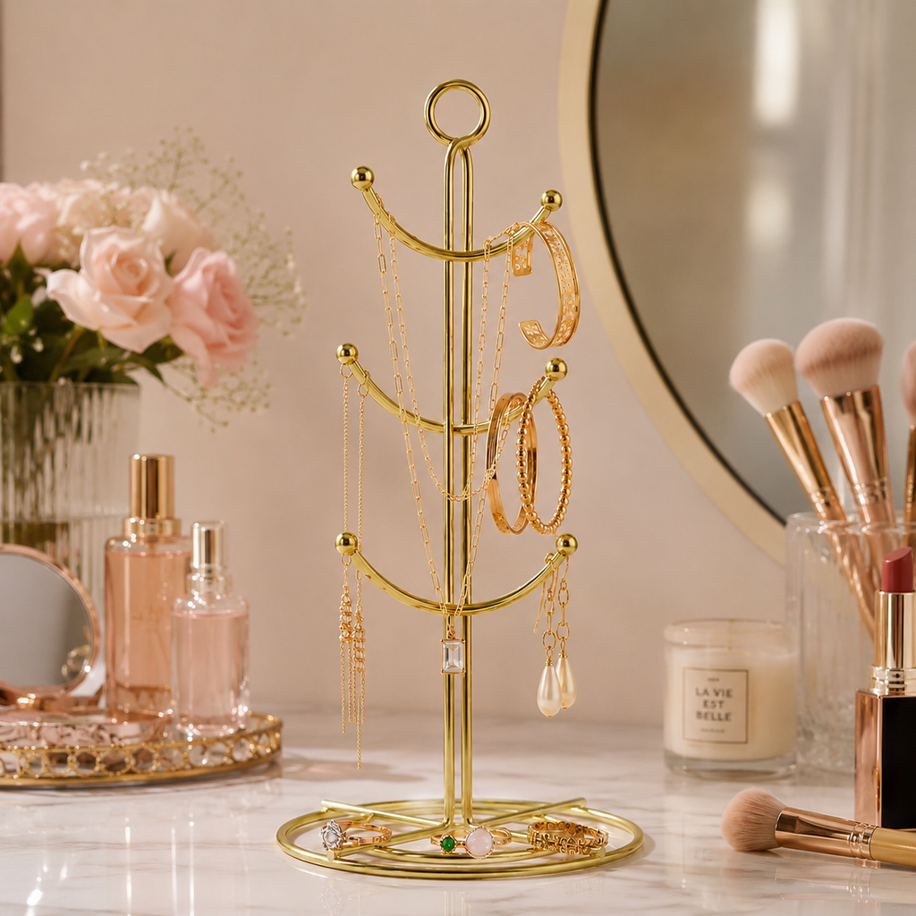 Aizal Store Iron Jewelry & Braslets Stand
