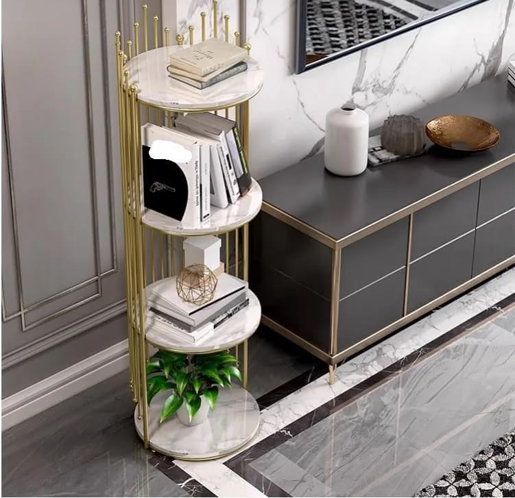 4 Layers Aizal Cage Shape Corner Rack – Multi-Purpose Space Saving Storage Organizer