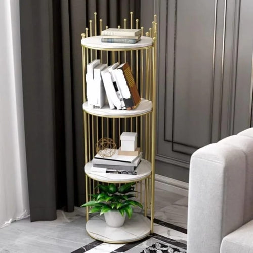 4 Layers Aizal Cage Shape Corner Rack – Multi-Purpose Space Saving Storage Organizer