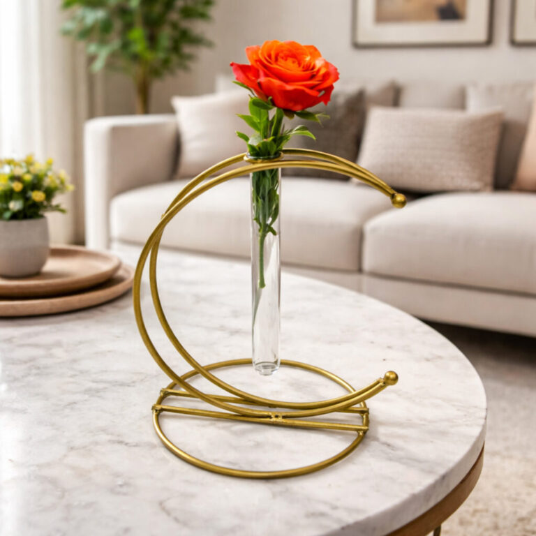 Vase for Home Decor - Elegant Luxury Decorative Flower Vase