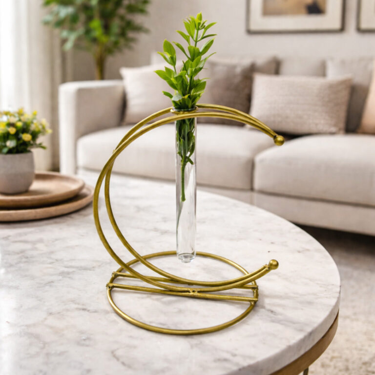 Vase for Home Decor - Elegant Luxury Decorative Flower Vase