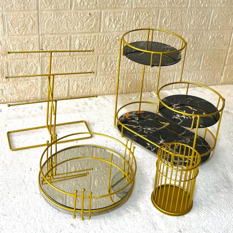 Aizal Store Deal No. 3 – Trendy 4 Articles Home & Vanity Organizer Set