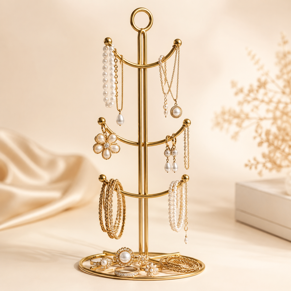 Aizal Store Iron Jewelry & Braslets Stand