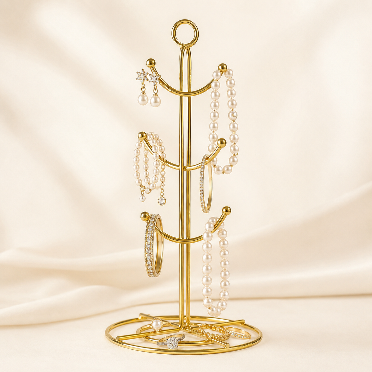 Aizal Store Iron Jewelry & Braslets Stand