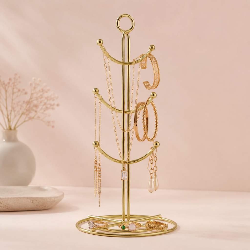 Aizal Store Iron Jewelry & Braslets Stand