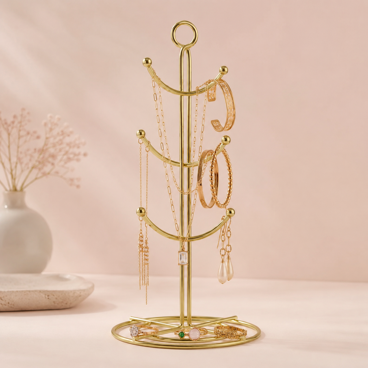 Aizal Store Iron Jewelry & Braslets Stand