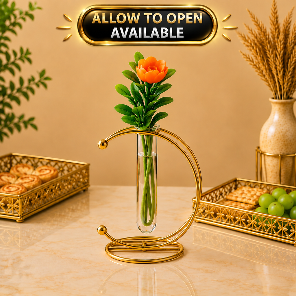 Vase for Home Decor - Elegant Luxury Decorative Flower Vase