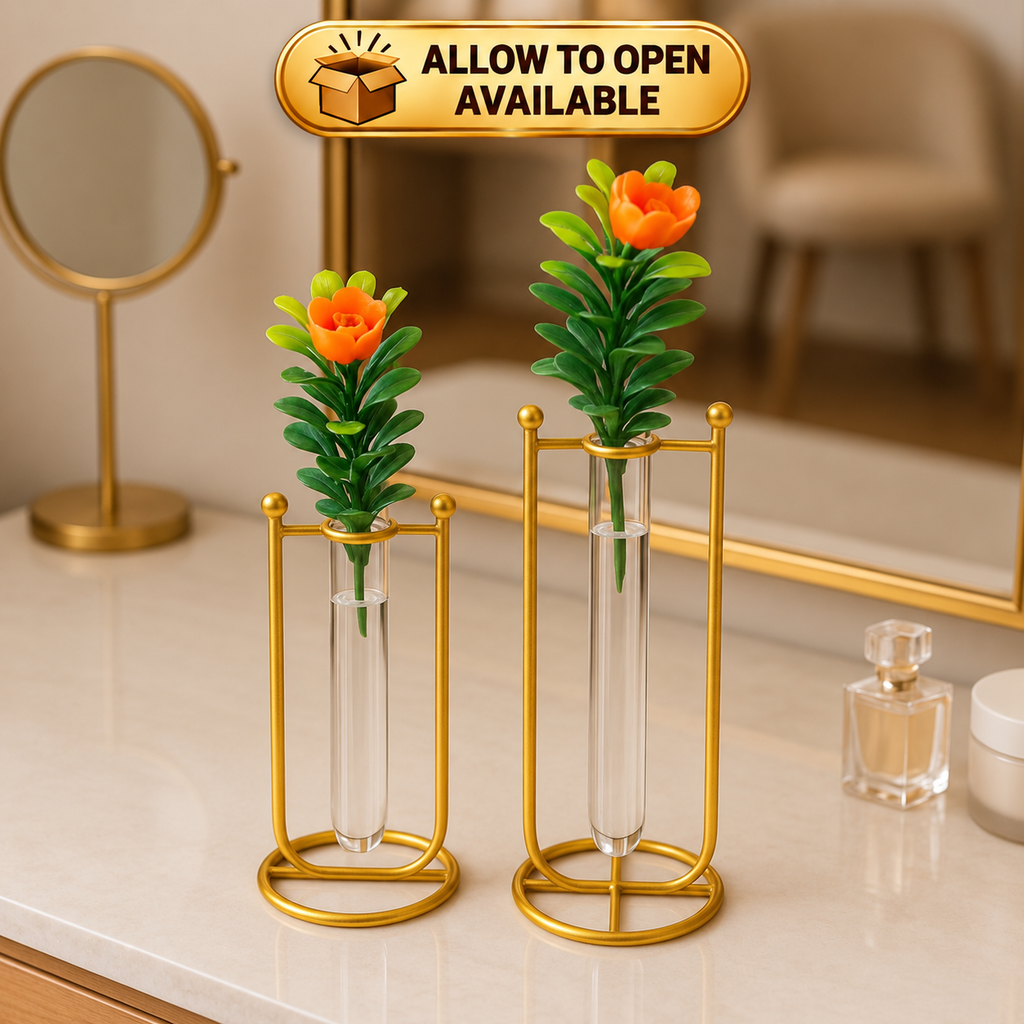 Flower vase with tubes – Modern Elegant Home Décor.